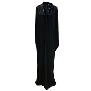 TOTEME Paliano V-Neck Gathered Dress Size L